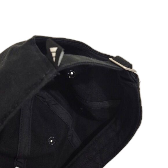 Adidas Original Snapback Hat Adjustable Black Baseball Cap Logo on top brim - Picture 8 of 8